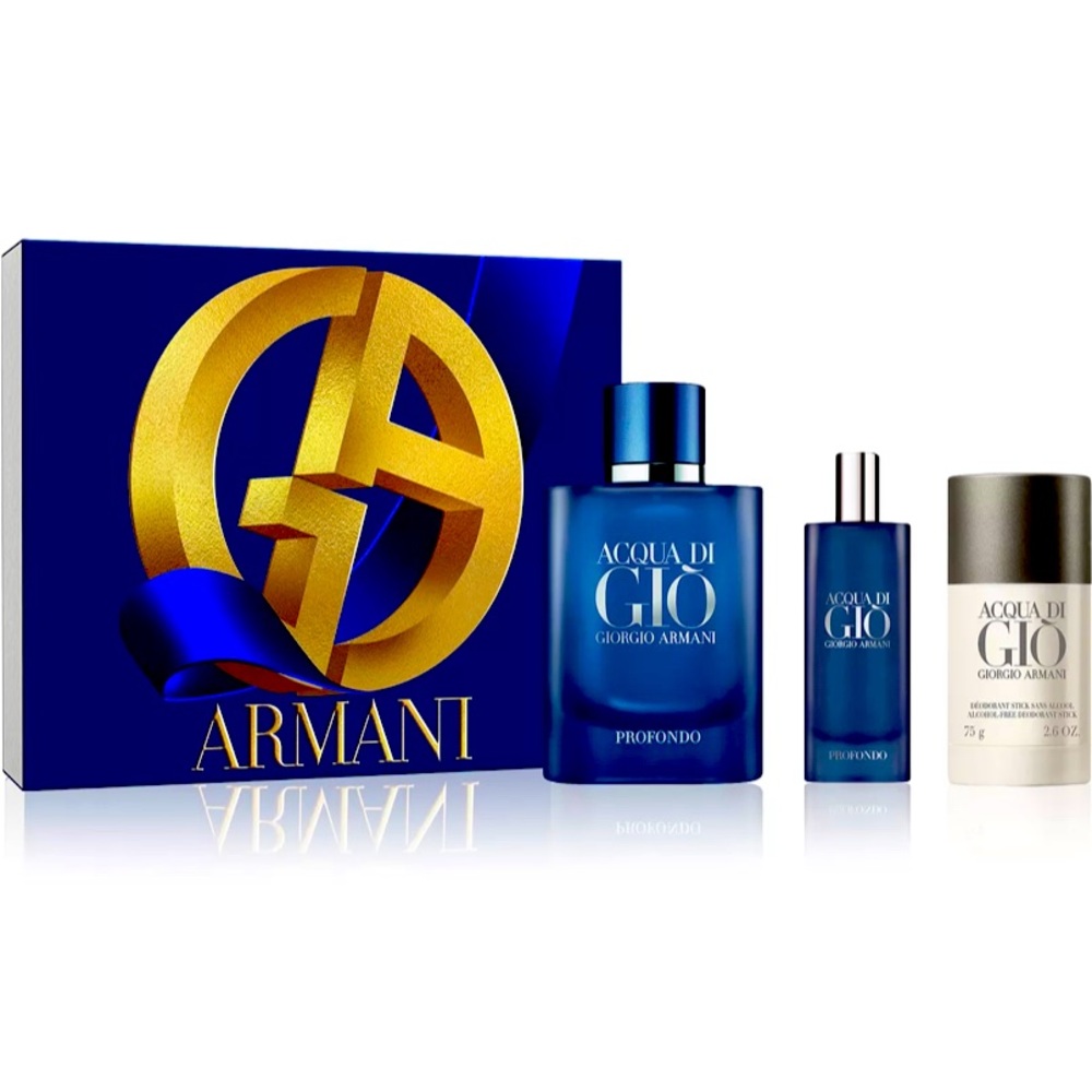 Aqua Di Gio Profondo Eau De Parfum Holiday Set